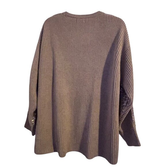 CALVIN KLEIN SEQUINS SWEATER - Picture 4 of 4